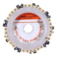 thumbnail image 2 of Disco de cadena de amoladora angular de 5 pulgadas, rueda de sierra de 9 dientes, hoja de corte con ranura Circular para tallado de madera, 2 of 9