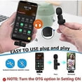 thumbnail image 4 of Professional Wireless Lavalier Microphone for Android PC - Cordless Omnidirectional Condenser, 4 of 5