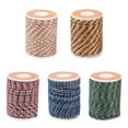 thumbnail image 2 of EOEMY 5Rolls 4-Ply Polycotton Cord Handmade Macrame Cotton Rope String Knitting 1.5mm-C, 2 of 6