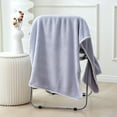 thumbnail image 1 of Clearance! 1pc Coral Velvet Bath Towel Towel For Adult Daily Use At Home Absorbent Dry Hair Towel That Does Not Hair Beach Towel Strip Patterned Bath Towel Limited Time Deals Returns Pallet #80, 1 of 5