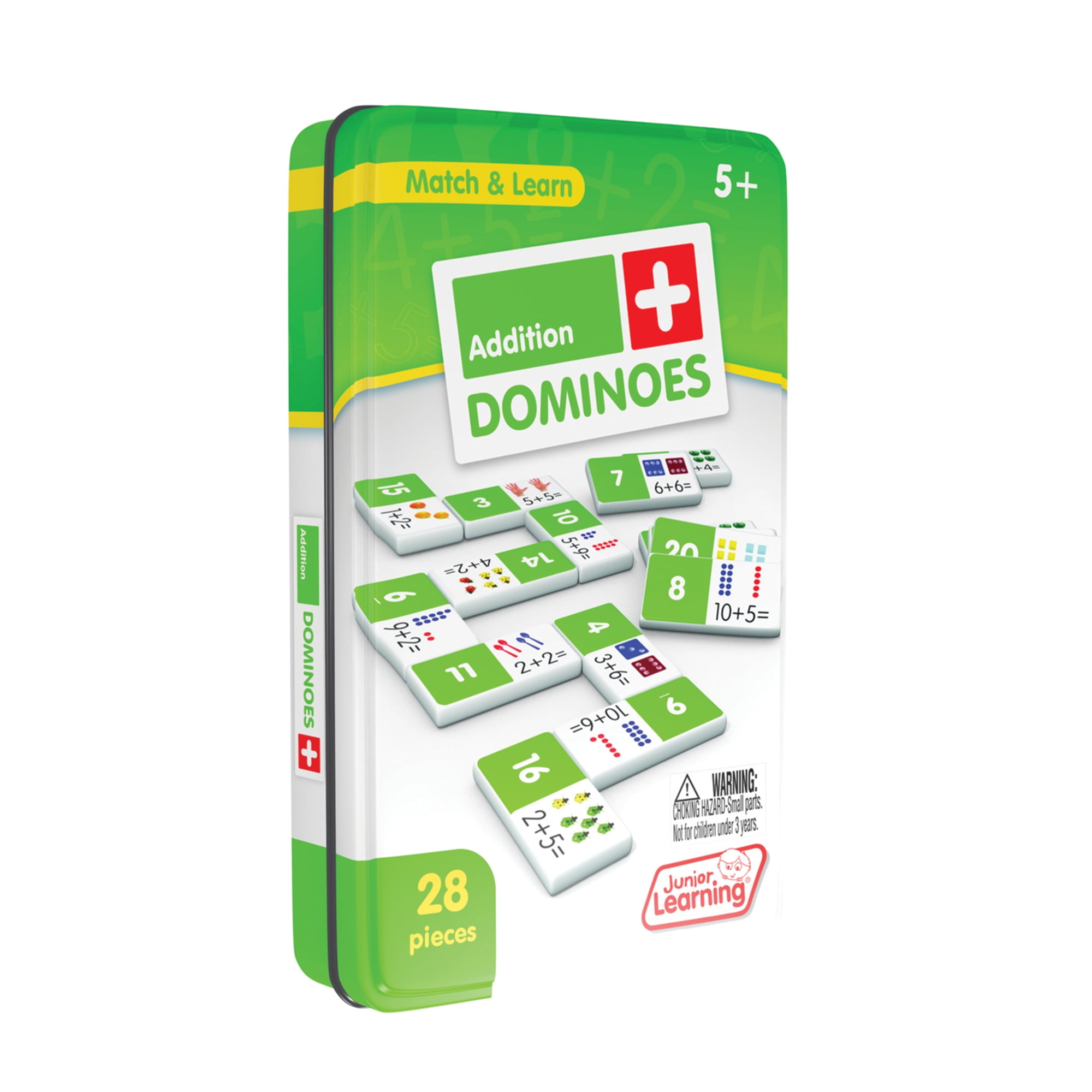 Junior Learning - Addition Dominoes Match & Learn Educational Learning Game