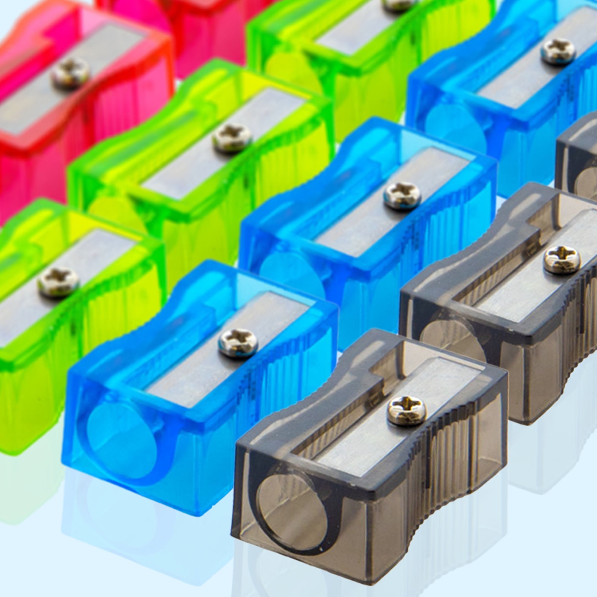 BAZIC Pencil Sharpener Square Single Hole Blade, Total 576 Count
