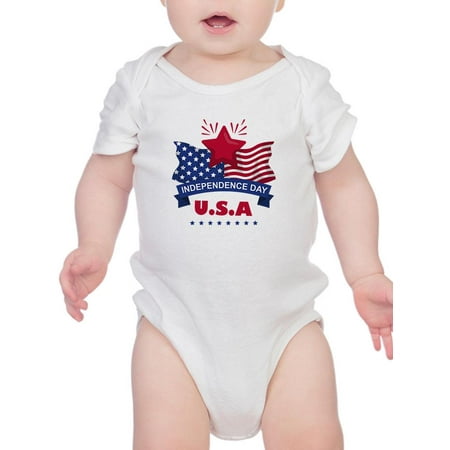 

Independence Day U.S.A Bodysuit Infant -Image by Shutterstock 6 Months