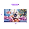 thumbnail image 5 of Watercolor Hello Winter Siamese Chill Christmas Welcome Doormat Cat Lover Kitten Owner Gifts Indoor Outdoor Welcome Mat - 00016, 5 of 5