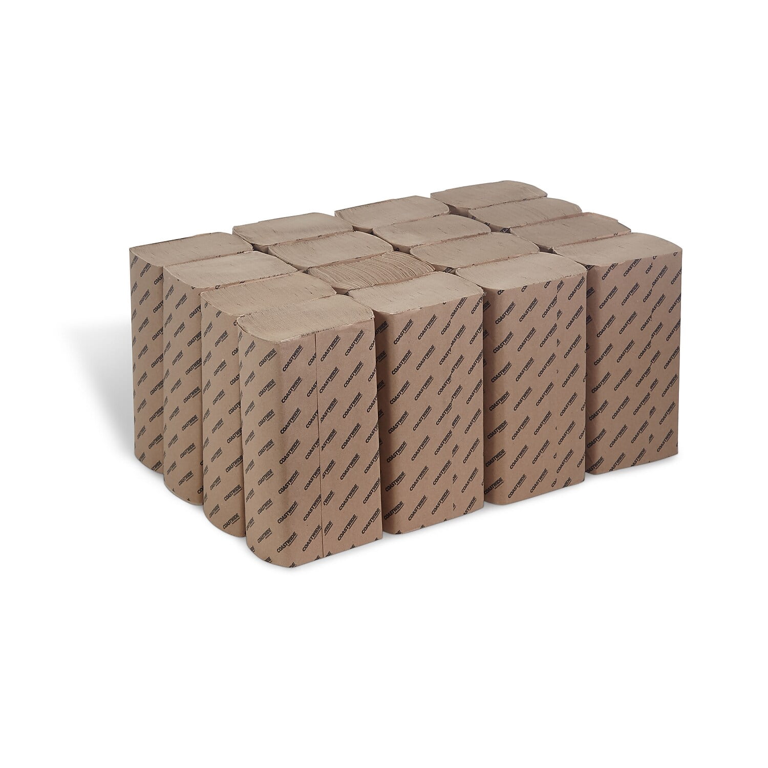 Staples Coastwide Professional Multifold Paper Towels 1-ply 250 Sheets/Pack 16 Packs/Carton