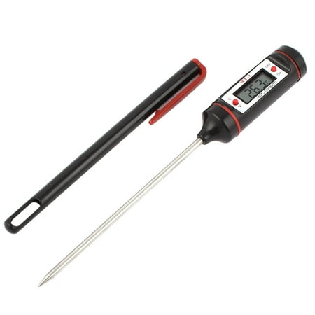 DC 1.5V Digital Thermometer with Stainless Sensor Probe for Oven Cooking