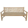 thumbnail image 5 of Teak Wood Saint Thomas Outdoor Patio & Garden Bench, 6 Foot, 5 of 5