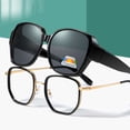 thumbnail image 2 of Sunglasses Outside Glasses Suncovers Polarized Black black, 2 of 5