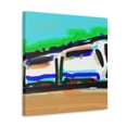 thumbnail image 2 of Train in Radiant Colors - Canvas, 2 of 10