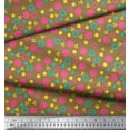 thumbnail image 3 of Soimoi Cotton Cambric Fabric Circle,Dot & Triangle Geometric Print Fabric by The Yard 56 Inch Wide, 3 of 3
