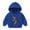 Blue, variant on Trupants Little Girls Hoodie 6T Pink, Tiger Claw Print - Durable Easy Care Hooded Sweatshirt for Daily & Active Play