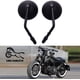 thumbnail image 2 of Espejo retrovisor redondo retro de 8 mm para motocicleta, espejo lateral para Sportster XL883 XL1200 48 72 Dyna Softail Road Glide Low Rider Bobber Chopper, 2 of 5