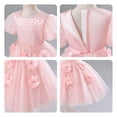 thumbnail image 5 of Jalioing Tulle Dress Princess Skirts for Child Girl Sleeveless Kids Girls Puffy Dresses Layered Mesh Skirt (7-8 Years, Pink), 5 of 5