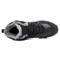 thumbnail image 2 of YOURDIARY Men's Snow Boots Warm Fur Lined Winter Hiking Boots Non-Slip Outdoor Ankle High-Top Shoes Trekking Trail, 2 of 8