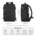 thumbnail image 4 of Travel Backpack for Women Carry on Backpack for Airplanes Traveling Backpack with Shoe Compartment Laptop Backpack for Men Hiking Backpack Gym Backpack Black, 4 of 9