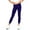Navy, variant on LAVRA Girl's Leggings Soft Cropped Stretchy Pants Capri Tights