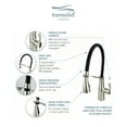 thumbnail image 4 of Transolid T3660-LS Organix Pull-Out Kitchen Faucet in Luxe Stainless, 4 of 12