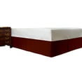 thumbnail image 1 of The Great American Store- 600 TC 100% Natural Cotton, Pleated Style Bed Skirt with 22 Inch Drop (Cal King Size, Stripe Burgundy) -Easy Fit Dust Ruffle, Covers Bed Legs & Frame, 1 of 4