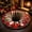 D, variant on 3D Christmas Rug Round Optical Illusion, 40inch/100cm, Non-Slip & Wear-Resistant, Machine Washable, Cotton Polyester Blend, Christmas Rugs for Living Room, Indoor Entryway Use, Festive Holiday Decor
