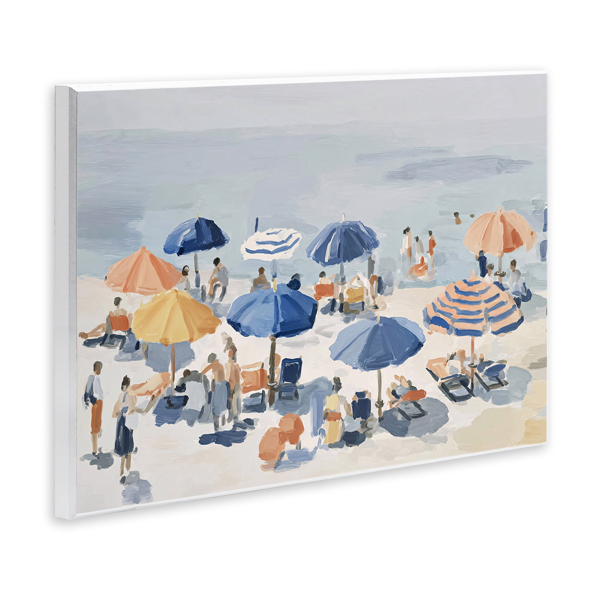 Stupell Industries Summer Fun Beach Crowd Wall Plaque Art, design by Jacky Ngan