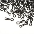 thumbnail image 4 of 100 piezas de bucles de pesca-ojos de -hacer cables de ojo-acero inoxidable- L Cola Sinker Eyes, 4 of 7