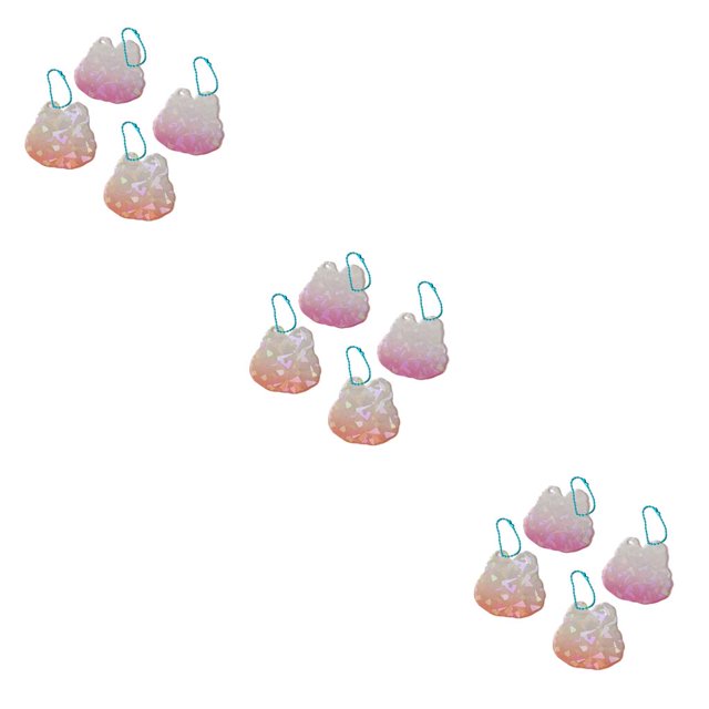 Llavero Monstrate 4 UNIDS Gradiente Brillo En Blanco Ligero Colgador Titular Accesorio Llaves Monedero Teléfono Móvil 5x4.1x1 5