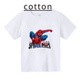 thumbnail image 2 of Camiseta de algodón de Spiderman de verano para niños de Corea, ropa para niños, ropa para niñas, camiseta de moda para niños, 2 of 5