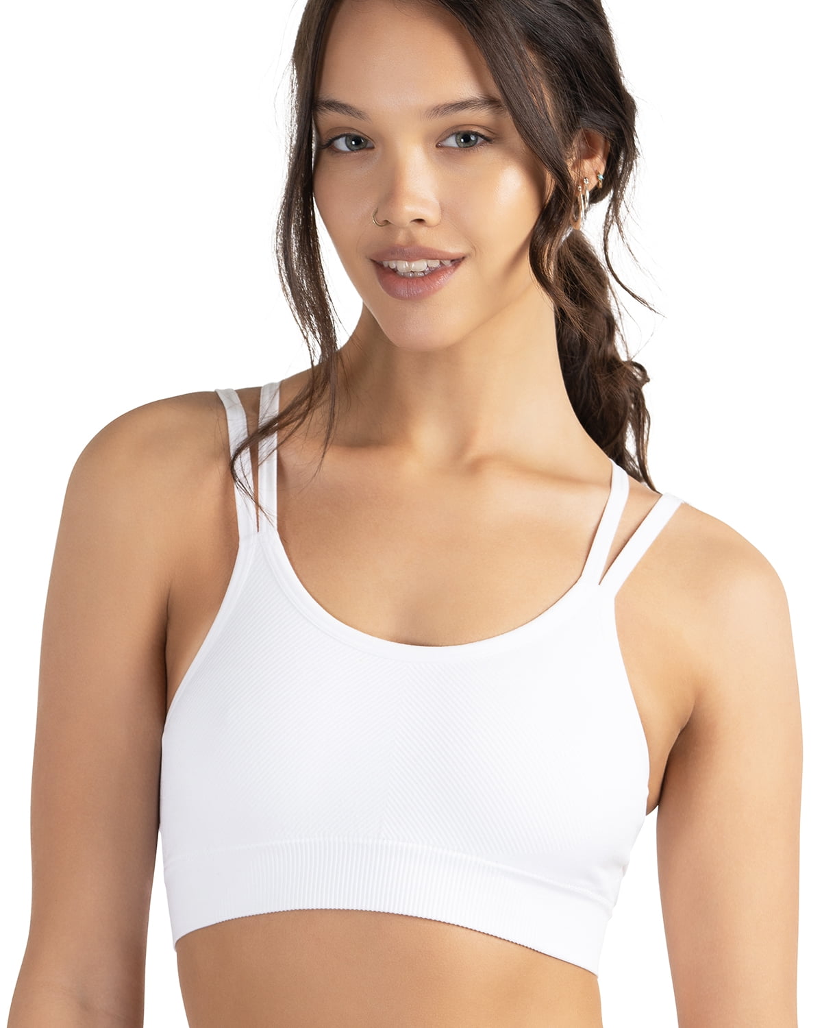 Ryka Women's Strappy Keyhole Sports Bra, 2-Pack, Sizes S-XL
