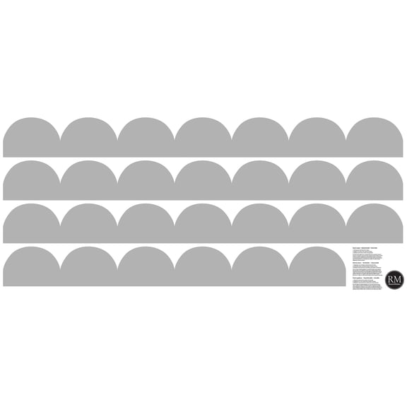 Scallop Border Peel & Stick Decal