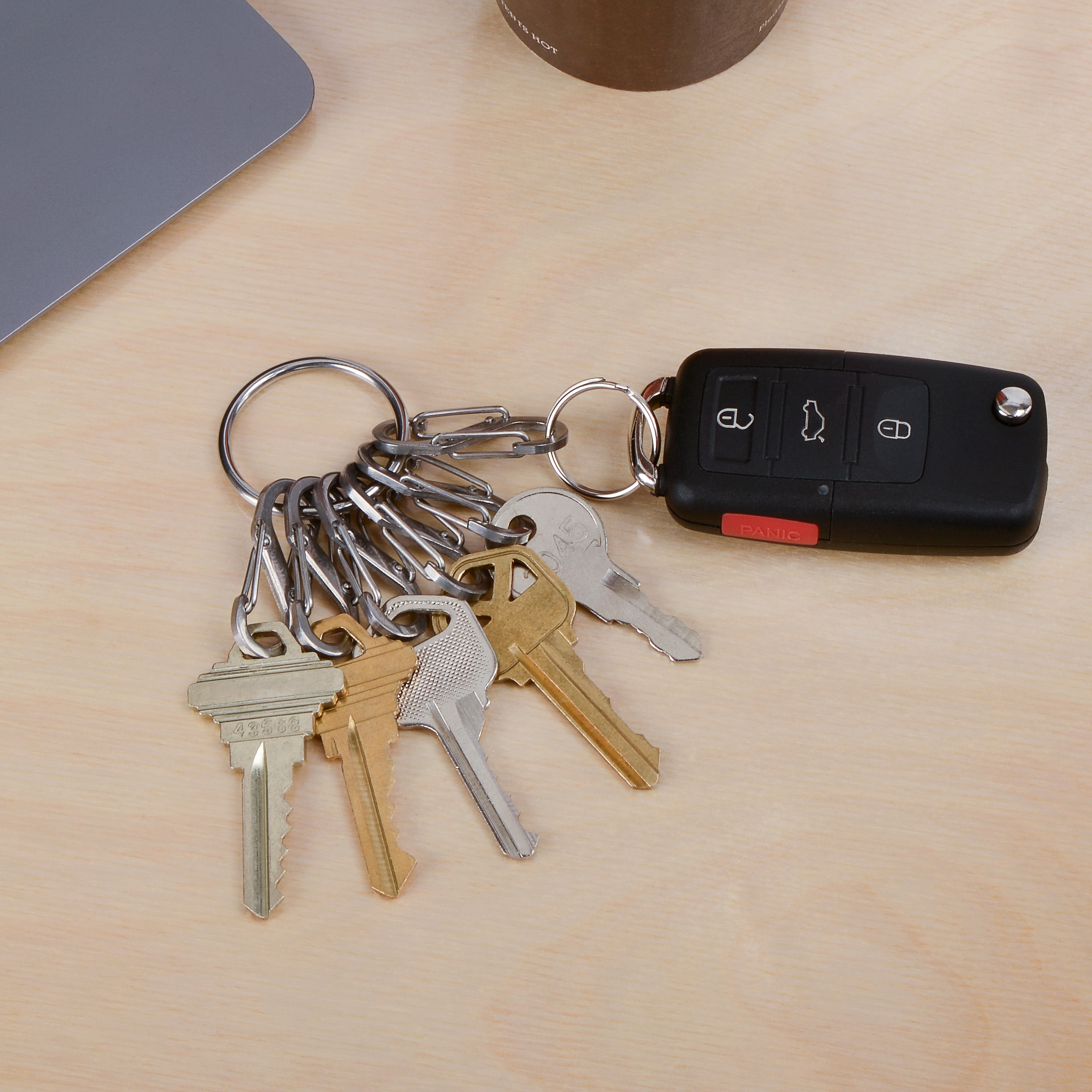 Nite Ize KeyRing Steel S-Biner - 2 Count (2 Pack)