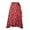 Red, variant on Women's A-Line Elastic High Waist Flare Work Midi Knee Length Stretchy Skirt Women's Fashion Flowers Print Skirt One-piece Frenulum Irregular Skirt
