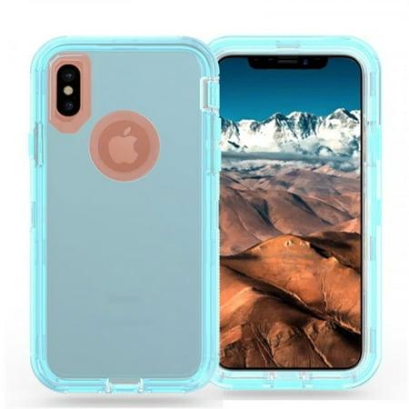 Apple iPhone XR Clear Transparent Heavy Duty Case Full Body Protective Shockproof Anti-Scratch Cover Hard PC Bumper + Belt Clip Holster