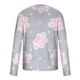 thumbnail image 5 of Lilgiuy Men Casual Round Neck Long Sleeve Pullover Paw 3D Printed T-Shirt Blouse Athletic Relax Tee, 5 of 5