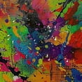 thumbnail image 5 of GOSMITH Shower Curtain Decorative Fun Splashing Splattered Paint Abstract Resembling Element Drop Wet Liquid Modern Red Textures White, 5 of 7
