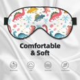 thumbnail image 5 of Uemuo Dinosaur Pattern Sleep Eye Mask - Light Blocking Sleep Mask Blocking Out Light Perfectly, Soft and Comfortable Night Eye Mask, Eye Blinder, 5 of 7
