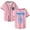 Pink, variant on Freya Skye Stars Align Tour 2026 Baseball Jersey Shirt V-Neck Women Men Short Sleeve Streetwear Clothes
