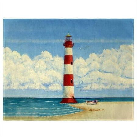 

Betsy Drake PM1124 Morris Island Lighthouse SC Place Mat - Set of 4
