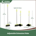 thumbnail image 4 of Eyliden Angle Broom and Dustpan Comb Set for Home with Soft-touch Grip,50in, Green, 4 of 9