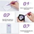 thumbnail image 4 of 10Pcs Purple Thang Sewing Tool Sewing Purple Thang Multifunctional Sewing Purple Thang Quilting Supplies Sewing Seam Presser Tool for Sewing Projects DIY, 4 of 5