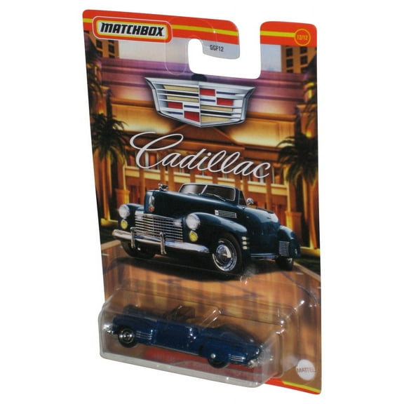 Matchbox 1941 Cadillac Series 62 Convertible Coupe (2020) Blue Toy Car 12/12