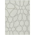 thumbnail image 2 of Addison Rugs Chantille Indoor/Outdoor Transitional Circles Ivory Washable Rectangle Rug, 3' x 5', 2 of 6