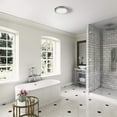 thumbnail image 6 of Good Housekeeping Yorkshire Bathroom Ventilation Fan with Light, Brushed Nickel, 6 of 7