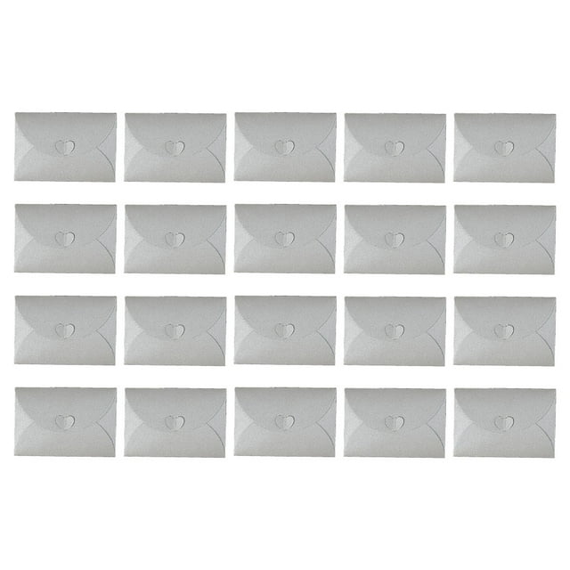 Sobres para Tarjetas de Regalo Toystoory 50 Piezas Gris-Plata 155*105mm (M)