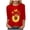 01-Red, variant on vigerkar Womens Tops 3/4 Sleeve Oversized Graphic Tees Vintage Round Neck Summer Shirts Casual Loose Blouse (Black, S)