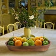 thumbnail image 5 of Wooden Dough Bowl - Natural Acacia Wood Rustic Dough Bowl - Handmade Decorative Bowls for Home Decor, Bathroom, Kitchen Counter, & More - Large Dough Bowl for Decor, Cosmetics, Keys, & More, 5 of 9