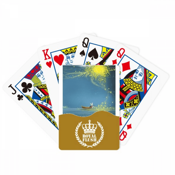 Silent Night Light Boat Fairy Fuying Painting Royal Flush Poker Playing Card Game