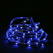 CC Christmas Decor LED Christmas Linear Tape Lighting - Black Finish - Blue Lights - 18'