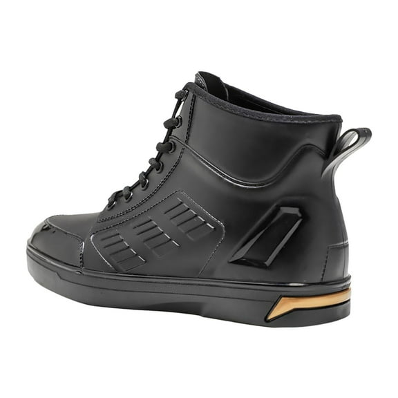 NOKIO Men'S Casual Outdoor Waterproof Short Rubber Boots Short Shaft Waterproof Booties For Men Men Rain Slip Casual Shoes Short On Boots Water Ankle Outdoor Fashion Men's Casual Shoes