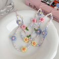 thumbnail image 4 of Cordón para teléfono móvil con cuentas de flor de tulipán de estilo dulce, colgante de cadena para teléfono móvil a la moda para mujer, 4 of 6