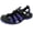 9224 Purple, variant on Toe Guards Closed Toe Sandals for Women & Men: 7643 Black, EU40 (Women Size 10-10.5 / Men Size 8.5-9)
